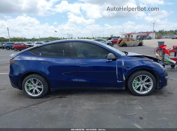 7SAYGDEE8PA200114 2023 TESLA MODEL Y Dark Blue Вид задней части салона
