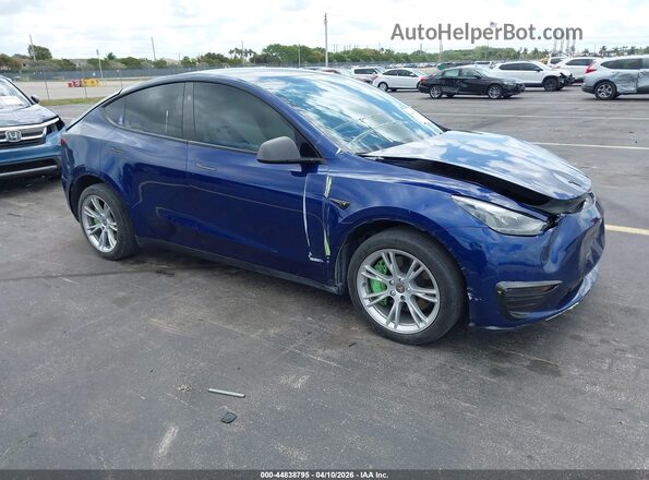 7SAYGDEE8PA200114 2023 TESLA MODEL Y Dark Blue Передняя правая четверть
