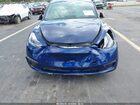 2023 Tesla Model Y Awd/long Range Dual Motor All-wheel Drive Dark Blue vin: 7SAYGDEE8PA200114