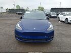 2024 Tesla Model Y Long Range Dual Motor All-wheel Drive Blue vin: 7SAYGDEE8RA280081