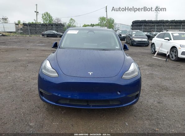 7SAYGDEE8RA280081 2024 TESLA MODEL Y Blue Սարքավորումների վահանակի տեսք