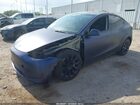 2025 Tesla Model Y Long Range Dual Motor All-wheel Drive Blue vin: 7SAYGDEE8SA359952