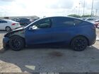 2025 Tesla Model Y Long Range Dual Motor All-wheel Drive Blue vin: 7SAYGDEE8SA359952