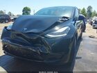 2022 Tesla Model Y Long Range Dual Motor All-wheel Drive Black vin: 7SAYGDEE9NA005930