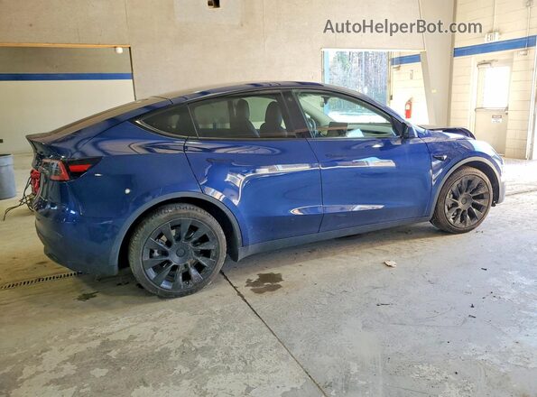7SAYGDEE9NF382244 2022 TESLA MODEL Blue Հետևի աջ