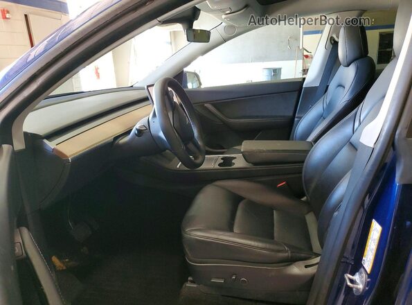 7SAYGDEE9NF382244 2022 TESLA MODEL Blue Սալոնի դիմացի տեսք