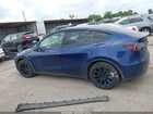 2022 Tesla Model Y Long Range Dual Motor All-wheel Drive Синий vin: 7SAYGDEE9NF480853