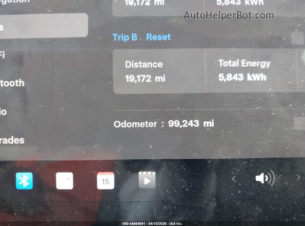 7SAYGDEE9NF480853 2022 TESLA MODEL Y Синий 