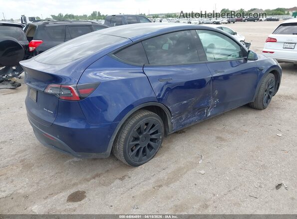 7SAYGDEE9NF480853 2022 TESLA MODEL Y Синий Задняя правая четверть