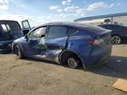 2022 Tesla Model Y Синий vin: 7SAYGDEEXNF371303