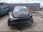 2025 Tesla Model Y Long Range Dual Motor All-wheel Drive Black vin: 7SAYGDEEXSF306088