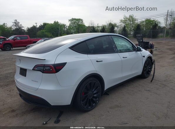7SAYGDEF0NF448138 2022 TESLA MODEL Y White Rear right