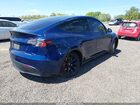 2022 Tesla Model Y Performance Dual Motor All-wheel Drive Blue vin: 7SAYGDEF2NF491069
