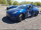 2022 Tesla Model Y Performance Dual Motor All-wheel Drive Blue vin: 7SAYGDEF2NF491069