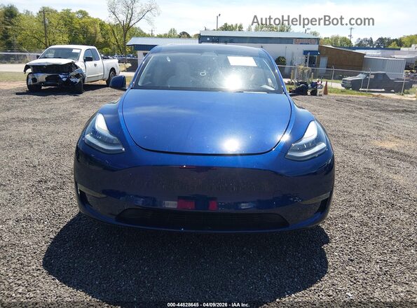 7SAYGDEF2NF491069 2022 TESLA MODEL Y Blue Vista del salpicadero
