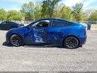 2022 Tesla Model Y Performance Dual Motor All-wheel Drive Blue vin: 7SAYGDEF2NF491069