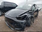 2022 Tesla Model Y Performance Dual Motor All-wheel Drive Black vin: 7SAYGDEF2NF564571