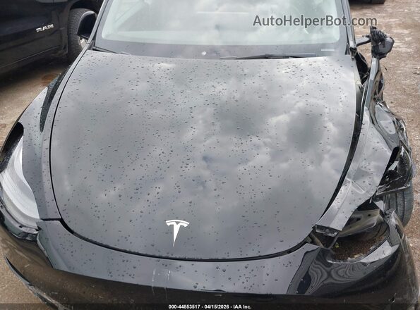 7SAYGDEF2NF564571 2022 TESLA MODEL Y Black უკანა ხედი