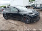 2022 Tesla Model Y Performance Dual Motor All-wheel Drive Black vin: 7SAYGDEF2NF564571