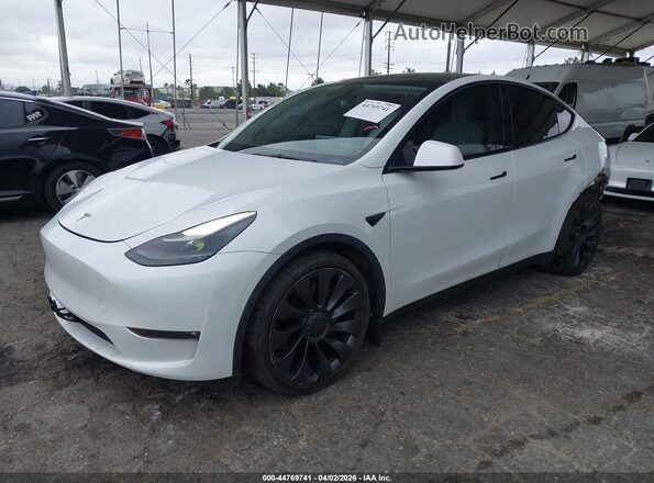 7SAYGDEF3NF351547 2022 TESLA MODEL Y White Przód lewy