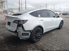 2022 Tesla Model Y Performance Dual Motor All-wheel Drive White vin: 7SAYGDEF3NF351547