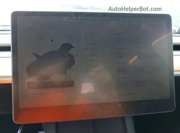 7SAYGDEF4NF454587 2022 TESLA MODEL Black Vista del cuadro de instrumentos