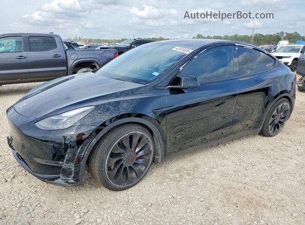 7SAYGDEF4NF454587 2022 TESLA MODEL Black Vista tres cuartos delantera izquierda