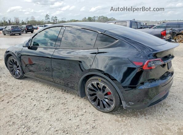 7SAYGDEF4NF454587 2022 TESLA MODEL Black Trasero izquierdo