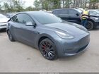 2023 Tesla Model Y Performance Dual Motor All-wheel Drive Gray vin: 7SAYGDEF4PF647213