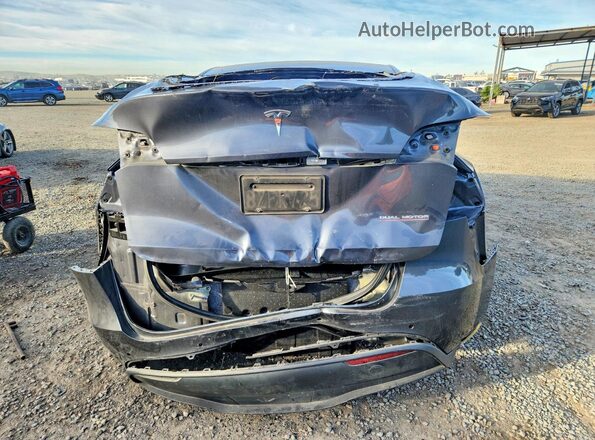 7SAYGDEF5NF326200 2022 TESLA MODEL Gray Rear view