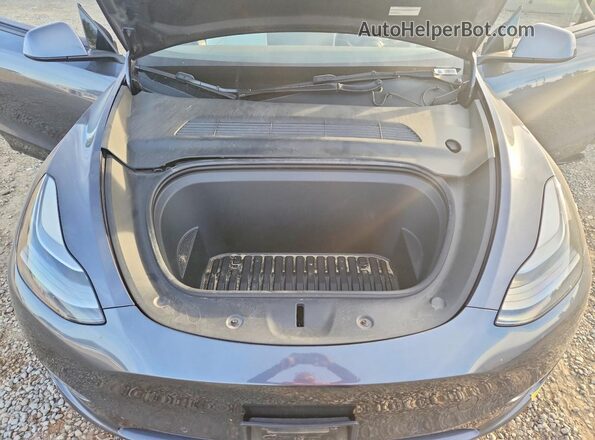 7SAYGDEF5NF326200 2022 TESLA MODEL Gray Engine compartment view