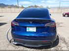 2022 Tesla Model Y Performance Dual Motor All-wheel Drive Blue vin: 7SAYGDEF5NF393590