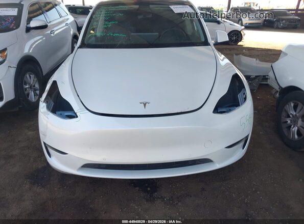 7SAYGDEF5NF554715 2022 TESLA MODEL Y White წინა ხედი