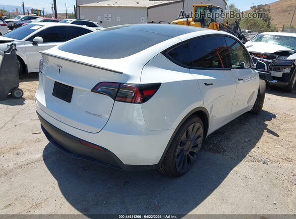 7SAYGDEF5RF049442 2024 TESLA MODEL Y White უკანა მარჯვენა