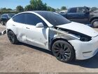 2022 Tesla Model Y Performance Dual Motor All-wheel Drive White vin: 7SAYGDEF6NF469494