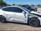 2022 Tesla Model Y Performance Dual Motor All-wheel Drive White vin: 7SAYGDEF6NF469494