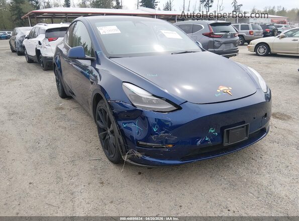 7SAYGDEF6NF492788 2022 TESLA MODEL Y Blue Widok z przodu