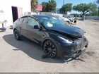 2022 Tesla Model Y Performance Dual Motor All-wheel Drive Черный vin: 7SAYGDEF6NF505359