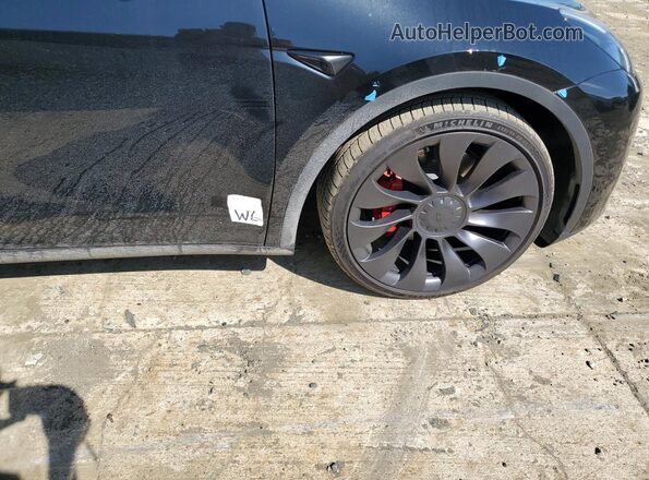 7SAYGDEF6PF863550 2023 TESLA MODEL Black ძრავის განყოფილების ხედი