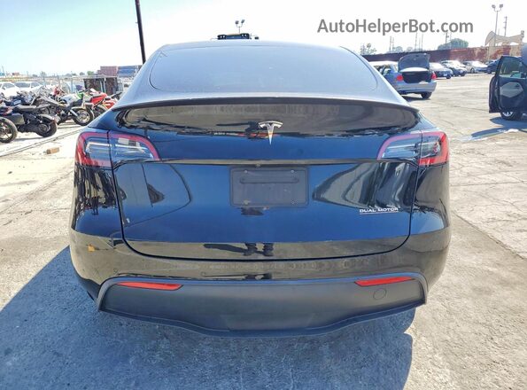 7SAYGDEF7NF489172 2022 TESLA MODEL Black უკანა ხედი