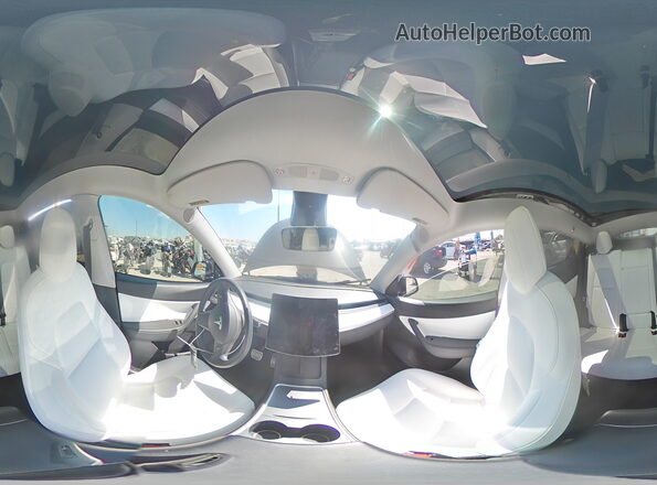 7SAYGDEF7NF489172 2022 TESLA MODEL Black VIN კოდის სტიკერის ხედი