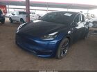 2024 Tesla Model Y Performance Dual Motor All-wheel Drive Blue vin: 7SAYGDEF7RF063150