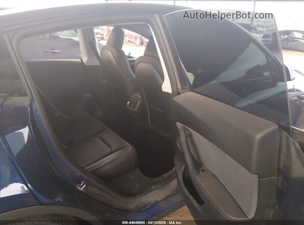7SAYGDEF7RF063150 2024 TESLA MODEL Y Blue Widok naklejki z numerem VIN