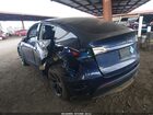 2024 Tesla Model Y Performance Dual Motor All-wheel Drive Blue vin: 7SAYGDEF7RF063150