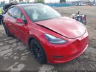 2022 Tesla Model Y Performance Dual Motor All-wheel Drive Red vin: 7SAYGDEF9NF410567