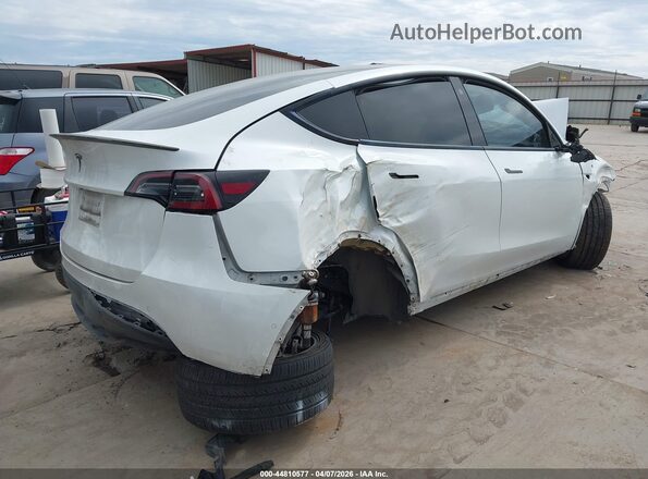 7SAYGDEF9NF453595 2022 TESLA MODEL Y White Rear right