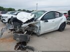 2022 Tesla Model Y Performance Dual Motor All-wheel Drive White vin: 7SAYGDEF9NF453595
