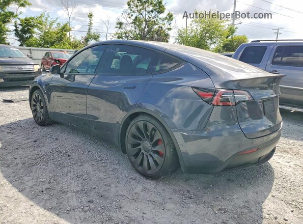 7SAYGDEFXNF465769 2022 TESLA MODEL Серый Задняя левая четверть