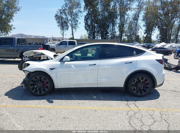 7SAYGDEFXNF487559 2022 TESLA MODEL Y White სალონის 360-გრადუსიანი ხედი