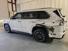 2026 Toyota Sequoia Limited White vin: 7SVAAABA3TX079016 Damage: Left Rear Door, Heavy Scratch, > 12 Inches